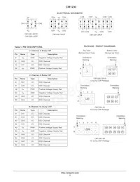 CM1230-04CP Таблица данных Страница 2
