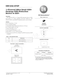 CM1242-07CP Datasheet Cover