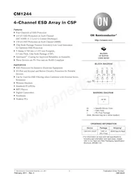 CM1244-04CP Datasheet Cover