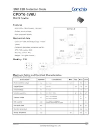CPDT6-5V0U-HF Datasheet Cover