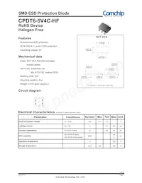 CPDT6-5V4C-HF Datasheet Cover