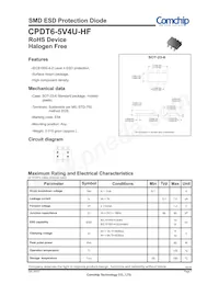 CPDT6-5V4U-HF數據表 封面