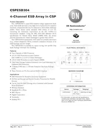 CSPESD304G-HST Datasheet Cover
