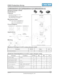 CSRS065V0-G Datasheet Cover