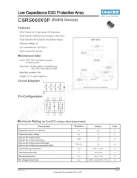 CSRS065V0P Datasheet Cover