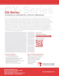 CX2-B0-14-610-22A-13G Datasheet Cover