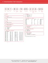 CX2-B0-14-610-22A-13G Datasheet Pagina 5