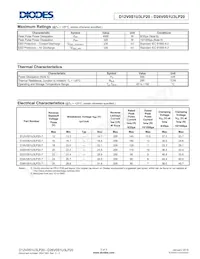 D26V0S1U3LP20-7 Datasheet Page 2