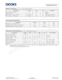 DESD18VS1BLP3-7 Datasheet Pagina 2