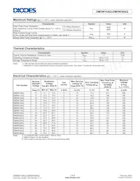 DM5W30AQ-13 Datasheet Page 2