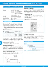 E-1071-623-DC24V-0.1A...3.1A Datasheet Pagina 2