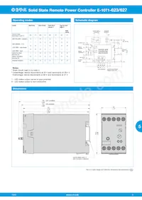 E-1071-623-DC24V-0.1A...3.1A Datasheet Pagina 3