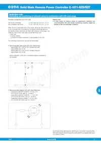 E-1071-623-DC24V-0.1A...3.1A 데이터 시트 페이지 5