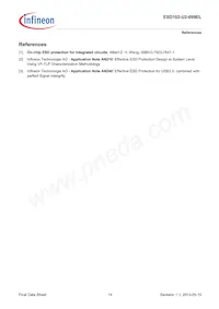 ESD102U2099ELE6327XTSA1 Datasheet Pagina 14