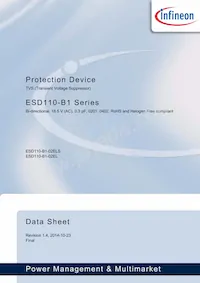 ESD110B102ELSE6327XTSA1數據表 封面
