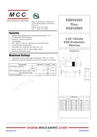 ESD12VD5-TP Datasheet Copertura