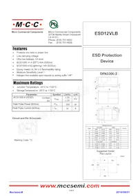 ESD12VLB-TP Datasheet Copertura