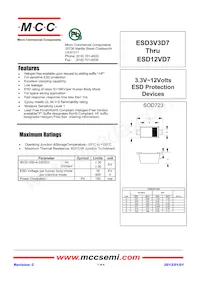 ESD3V3D7-TP Datasheet Cover