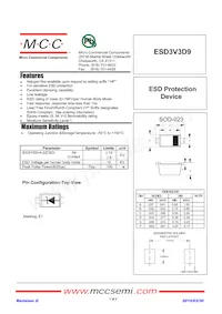 ESD3V3D9-TP Datenblatt Cover