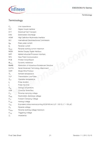 ESD3V3XU1USE6327XTSA1數據表 頁面 21