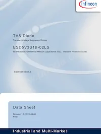 ESD5V3S1B02LSE6327XTSA1 Datasheet Cover