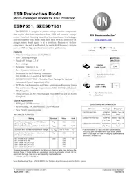 ESD7551N2T5G Datenblatt Cover