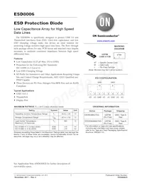 ESD8006MUTAG Datasheet Cover