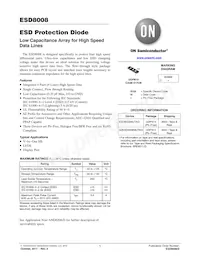 ESD8008MUTAG Datasheet Cover
