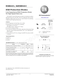ESD8451N2T5G Datasheet Cover