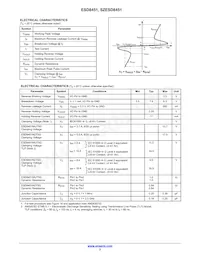 ESD8451N2T5G Datasheet Page 2