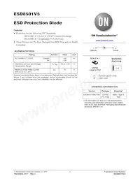 ESD8501V5MUT5G Datasheet Cover