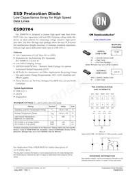 ESD8704MUTAG Datenblatt Cover