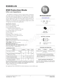 ESD9D5.0ST5G Datenblatt Cover