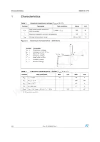 ESDA18-1F4 Datasheet Page 2