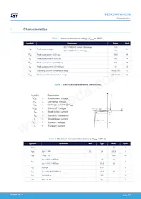 ESDA24P140-1U3M Datasheet Page 2