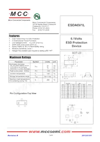 ESDA6V1L-TP Datasheet Cover