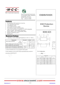 ESDBV5V0D5-TP Datenblatt Cover