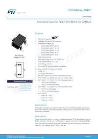 ESDCAN02-2BWY Datasheet Cover
