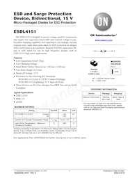 ESDL4151MX4T5G Datasheet Cover