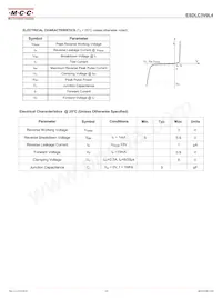 ESDLC3V0L4-TP Datasheet Page 2