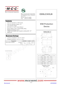 ESDLC3V3LB-TP Datasheet Copertura