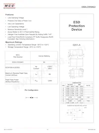 ESDLC5V0AE2-TP Datasheet Cover