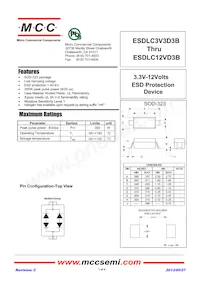 ESDLC5V0D3B-TP Datenblatt Cover