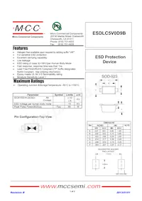 ESDLC5V0D9B-TP Datasheet Copertura