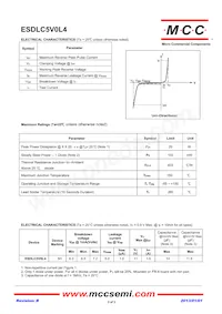 ESDLC5V0L4-TP Datasheet Page 2