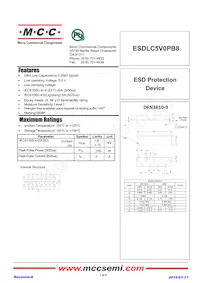 ESDLC5V0PB8-TP Datenblatt Cover