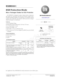 ESDM3031MXT5G Datasheet Cover