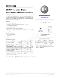 ESDM3032MXT5G Datasheet Cover