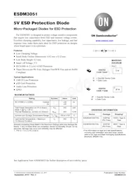 ESDM3051MXT5G Datasheet Cover