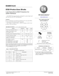 ESDR7534W1T2G Datasheet Cover